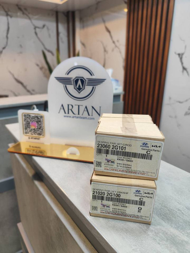 یاتاقان ثابت و متحرک هیوندای و کیا 4 سیلندر اصلی موبیس کد 23060-2G101